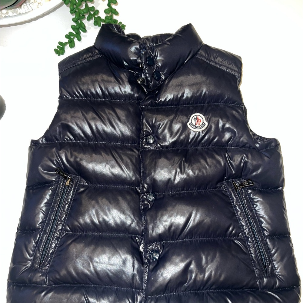Moncler Kids Black Puffer Vest